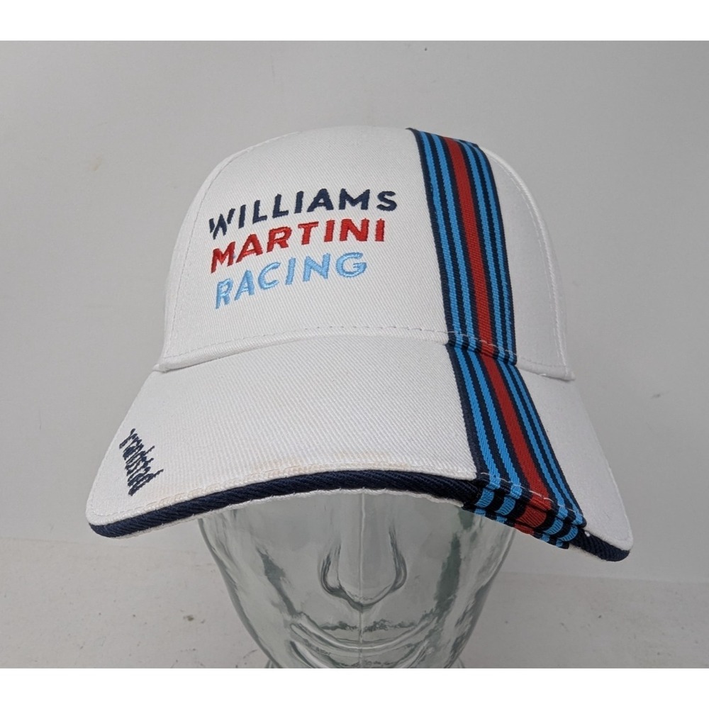 Williams Martini Racing Hat Cap Flex Fit One Size White F1 Racing Mens